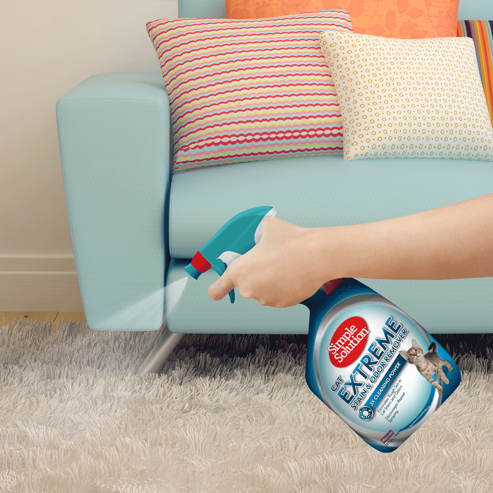 Cat Extreme Stain and Odor Remover Simple Solution