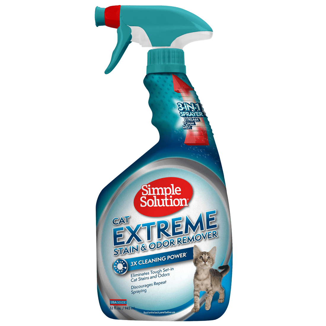 Cat Extreme Stain and Odor Remover | Simple Solution