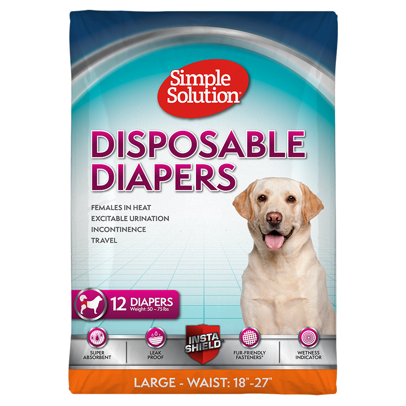 Menstruation Premium Reusable Pet Diapers Incontinence Female Dog Pants for Season 4XL 3 Pack PET IMPACT Washable Extra Large Dog Nappies 