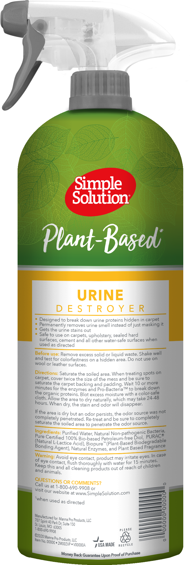 Plant Based Urine Destroyer Simple