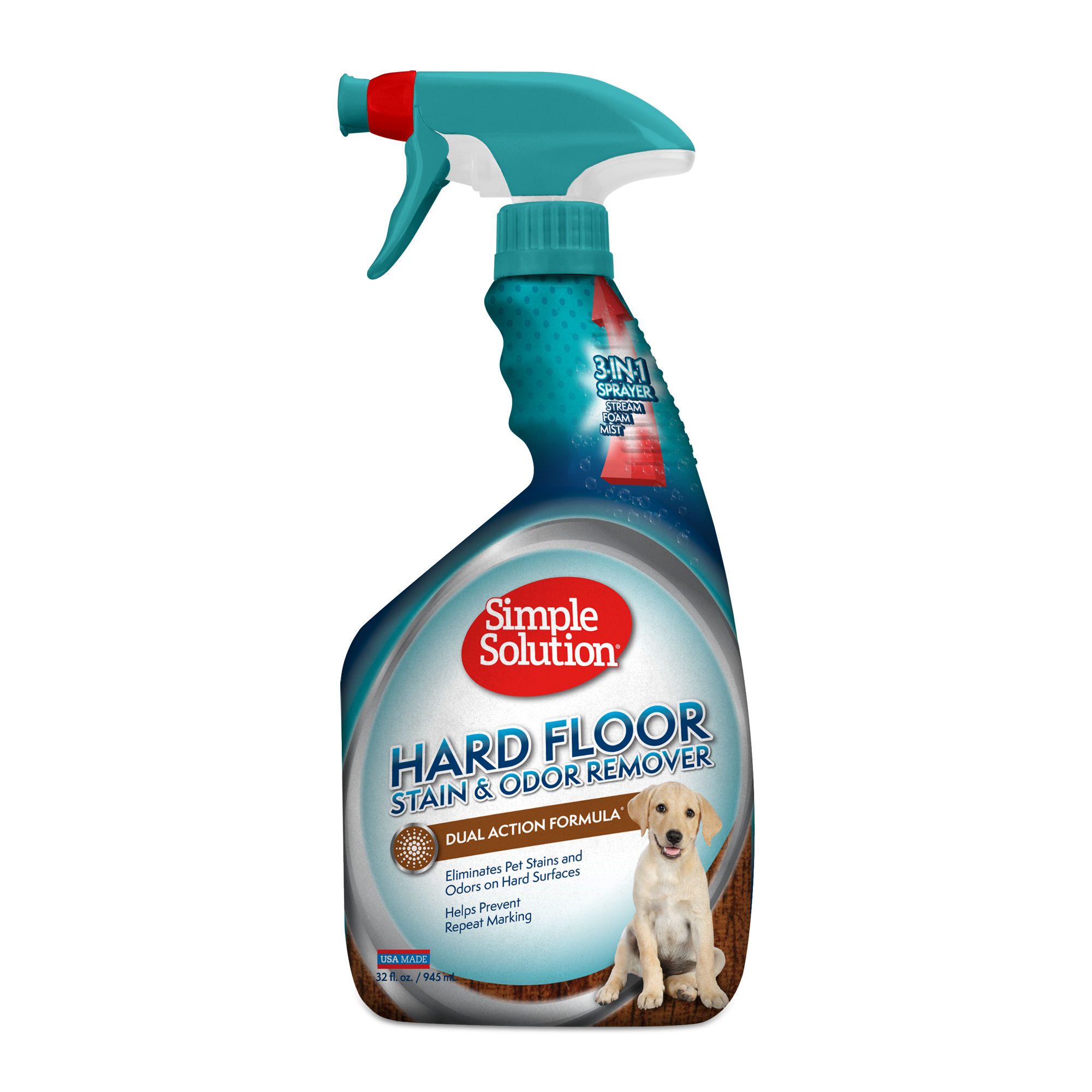 Hard Floor Stain and Odor Remover Simple Solution